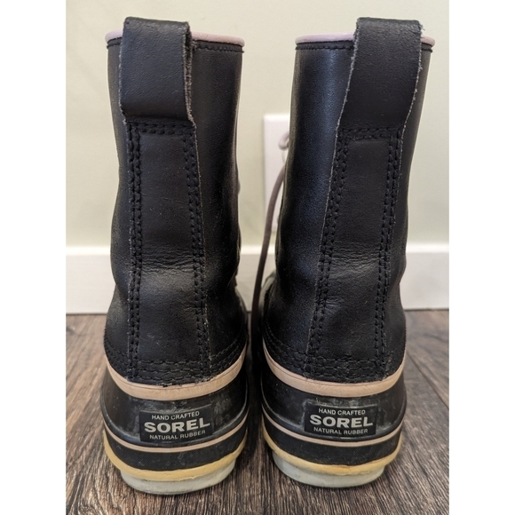 Sorel 1964 Premium Waterproof Canvas Winter Boots in Black Size 7 - Picture 3 of 13